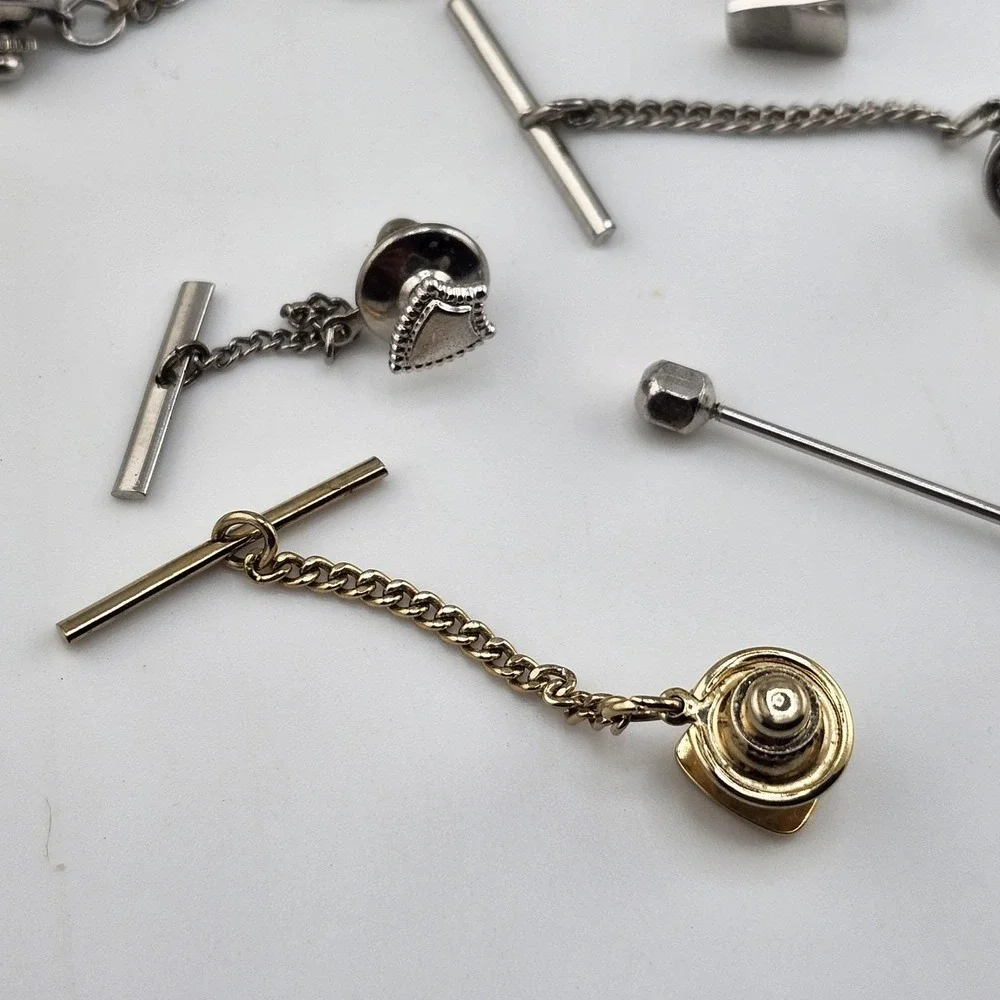 Vintage Tie Tack Bar‎ Lot Hickok Sterling Read